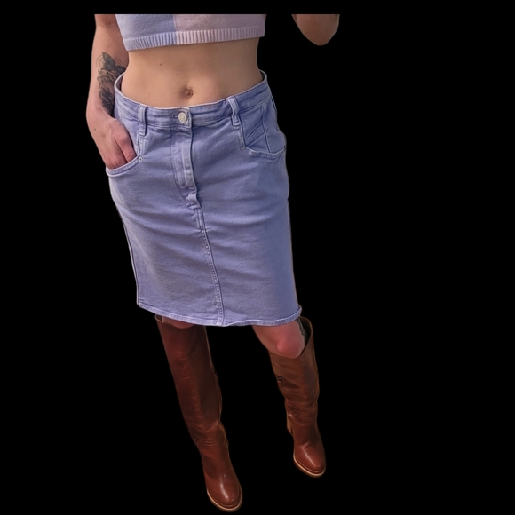 ISABEL MARANT Nilori Denim Skirt - Picture 2 of 10